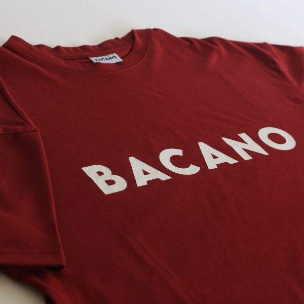 Basic Tee | Bordeaux Laatste maten! - Afbeelding 2