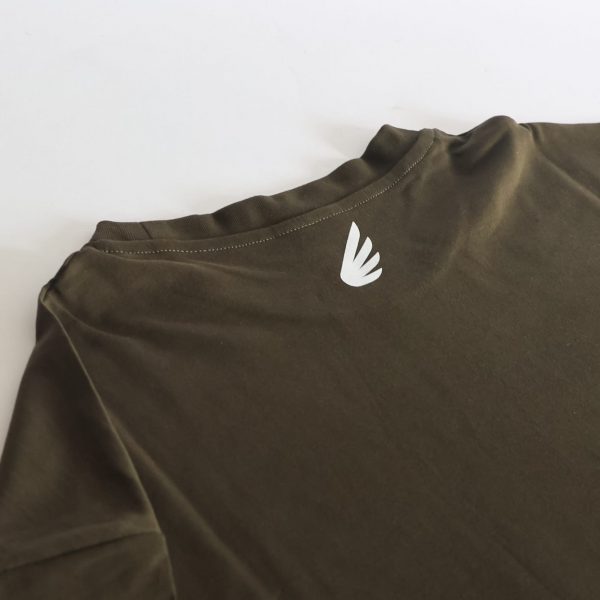 Basic Tee | Army green Laatste maten! - Afbeelding 3