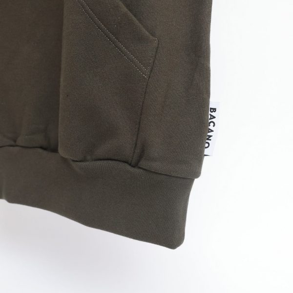 Basic Hoodie | Army green Laatste maten! - Afbeelding 3