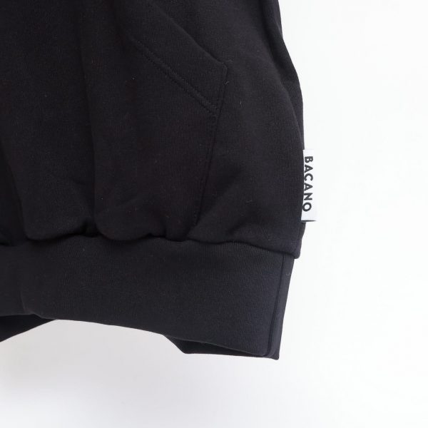 Basic Hoodie | Black Laatste maten! - Afbeelding 3